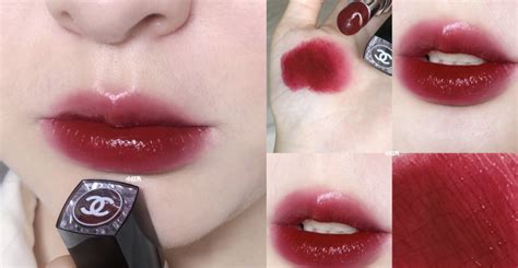 chanel rouge 114 rossana|This trending Chanel lipstick gives you pretty red wine lips and it .